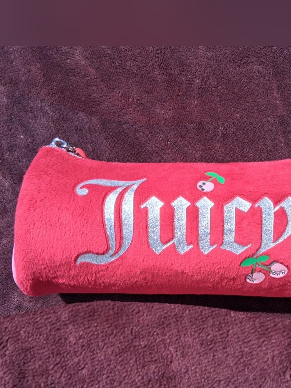 NWOT Juicy Couture Velour Makeup Bag